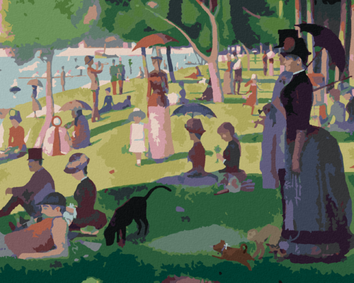 Paint by Numbers - A SUNDAY AFTERNOON ON THE ISLAND OF GRANDE JATTE