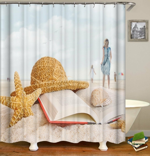 It's Beach Time Shower Curtain