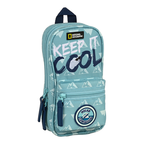 Backpack Pencil Case National Geographic Below Zero Blue (12 x 23 x 5