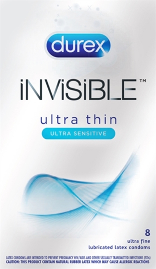 Durex Invisible 8 Pack