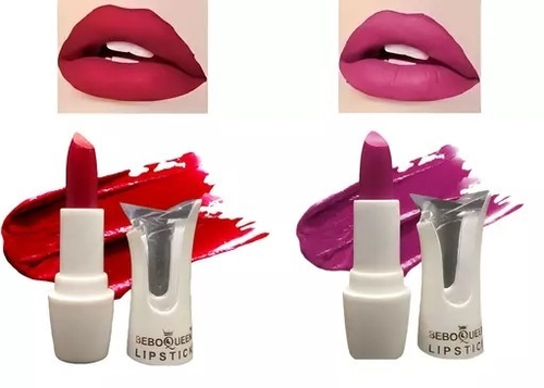 BEBOQUEEN Soft creamy matte lipstick in a long lasting combo set of 2