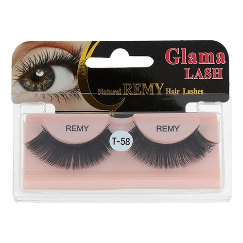 False Eyelashes Lb Glama Lash Natural Remy T58