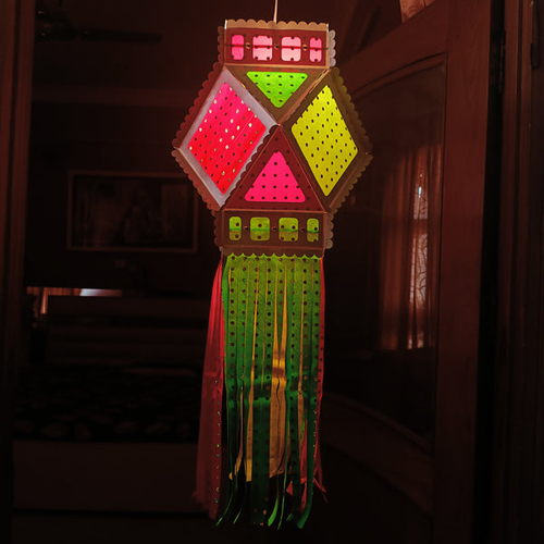 Multicolor Hanging Lantern For Home Living Room