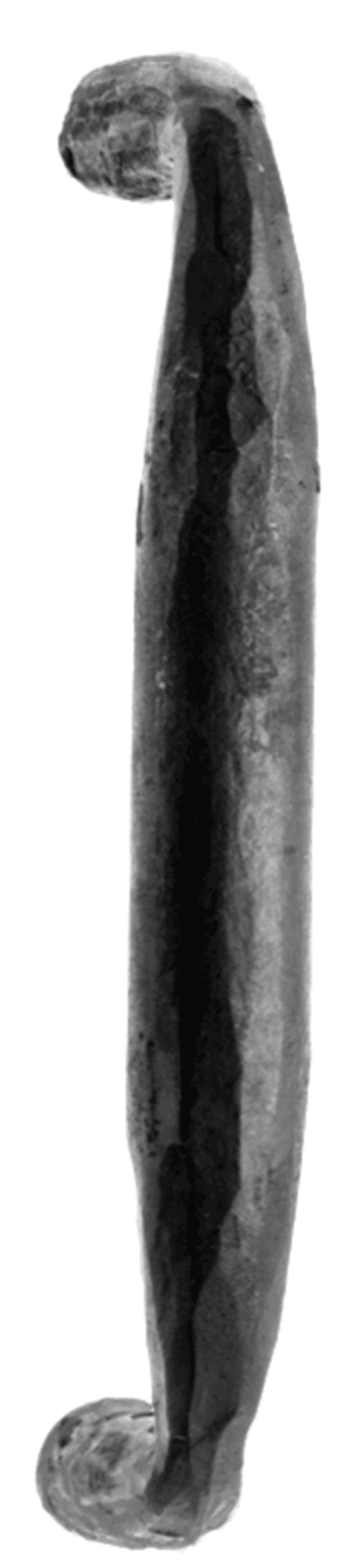 Acorn IRNBP Iron Art Round End Door Pull - Black