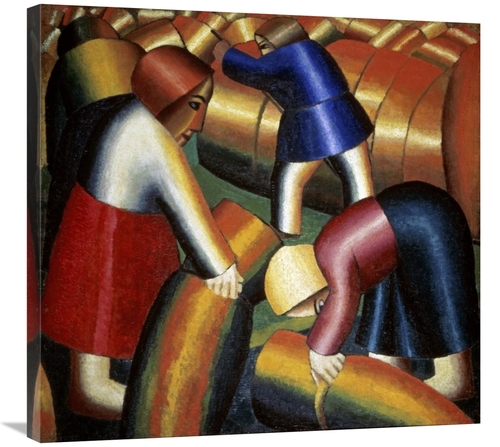 Global Gallery GCS-278342-30-142 30 in. Harvesting Rye Art Print - Kaz