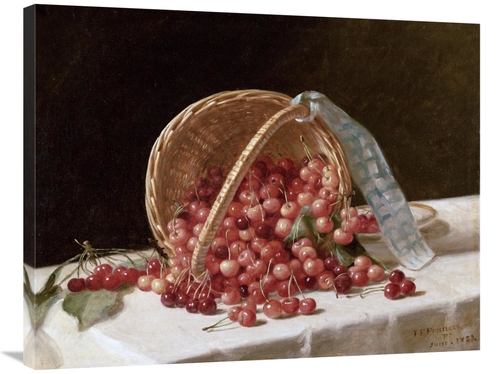 Global Gallery GCS-267982-36-142 36 in. A Basket of Cherries, 1853