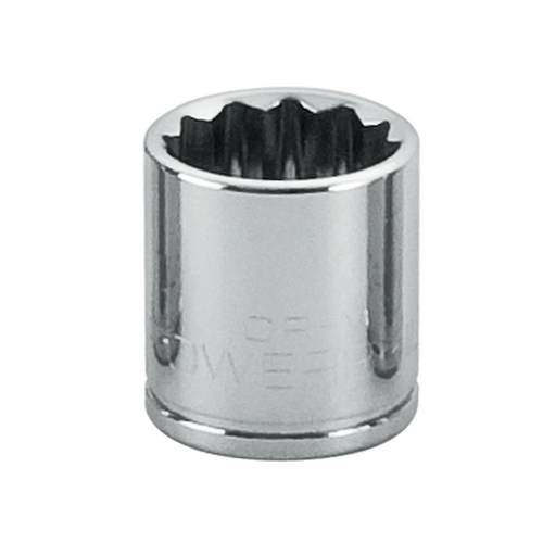 Powerbuilt 3/8in Drive 12 Pt. Metric Socket 21mm - 641025