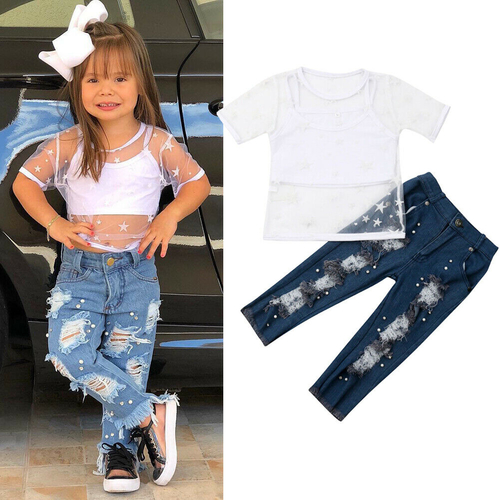 New Kids Girls 1 6Y Fashion Clothes Sets Outfits