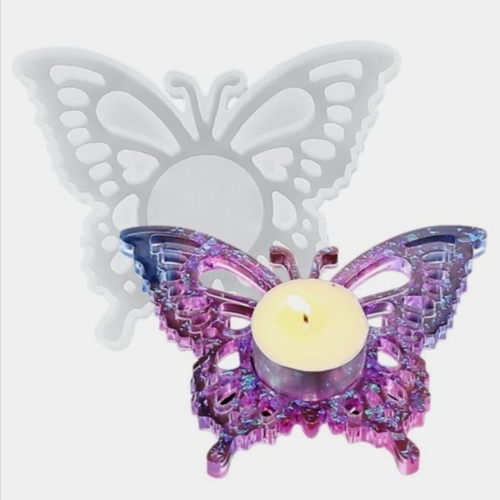 Butterfly Tlight Diya Mold