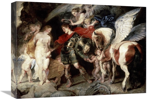 Global Gallery GCS-279922-22-142 22 in. Perseus Liberating Andromeda A