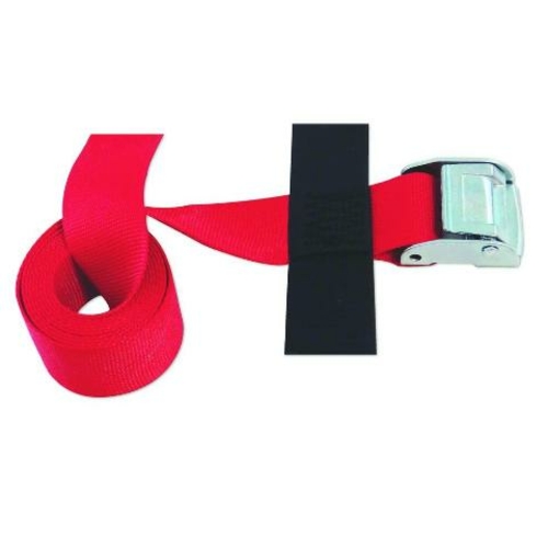 2 x 8 in. Cinch Strap with Hook & Loop Storage Fastener, Cam Red