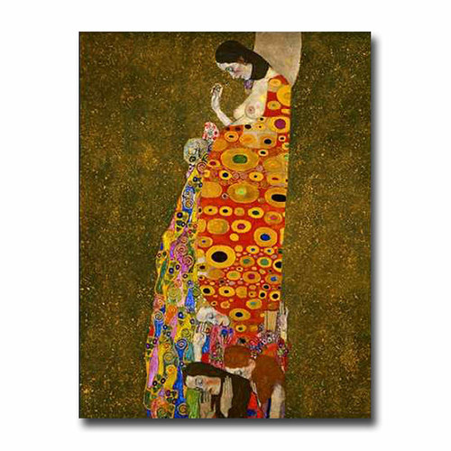 Artistic Home Gallery 1216L612SAG Hope by Gustav Klimt Premium Gallery