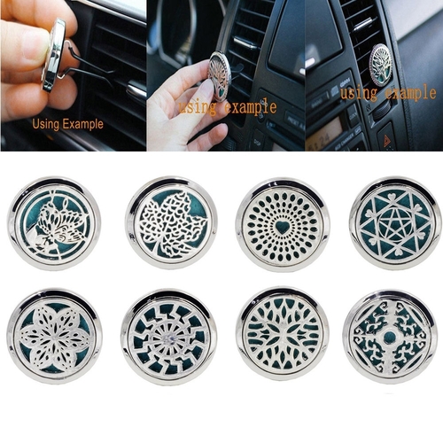 90PCS Stainless Car Air Vent Freshener Essential