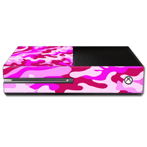 MightySkins MIXBONE-Pink Camo Skin Decal Wrap for Microsoft Xbox One C