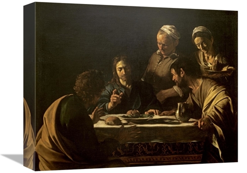 Global Gallery GCS-281825-16-142 16 in. Supper at Emmaus Art Print - C