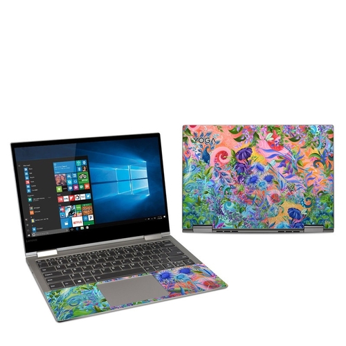 DecalGirl LY730-FANTGARD Lenovo Yoga 730 13 in. Skin - Fantasy Garden