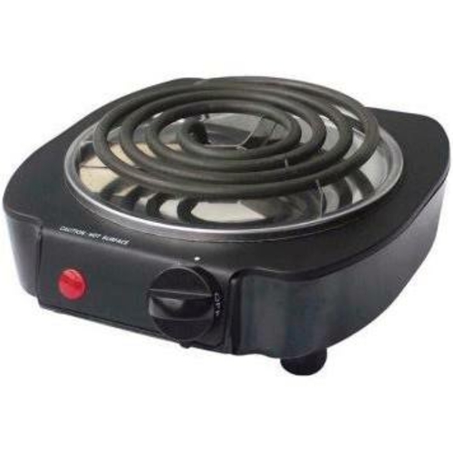 MBR 6234678 1100W Single Coil Burner, Black