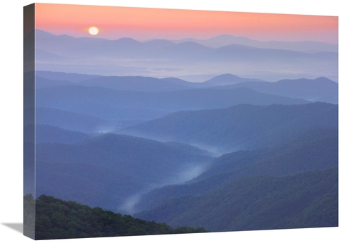 Global Gallery GCS-397020-1824-142 18 x 24 in. Sunset Over the Pisgah 