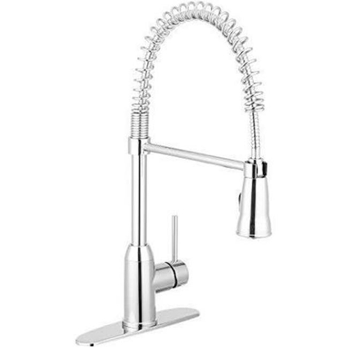 Dura Faucet D6U-DFNMK504SN Spring Coil Pull-Down RV Faucet, Nickel