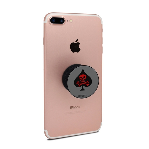 DecalGirl PSOC-SFLT-GREY Popsockets Skin - SOFLETE Grey Logo