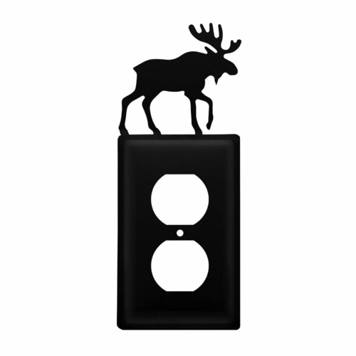 Wrought Iron Moose Outlet Cover