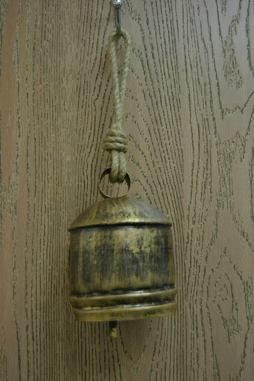 Handmade Iron Rusty Metal Bell 7"