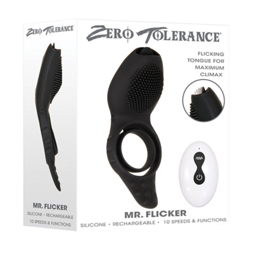 Zero Tolerance Mr. Flicker Remote-Controlled Flicking Tongue Vibrating