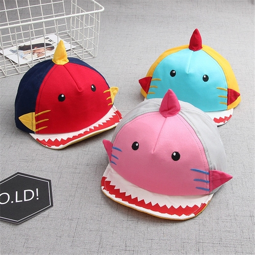 Cute Baby Shark Hat Toddler Cartoon Cotton