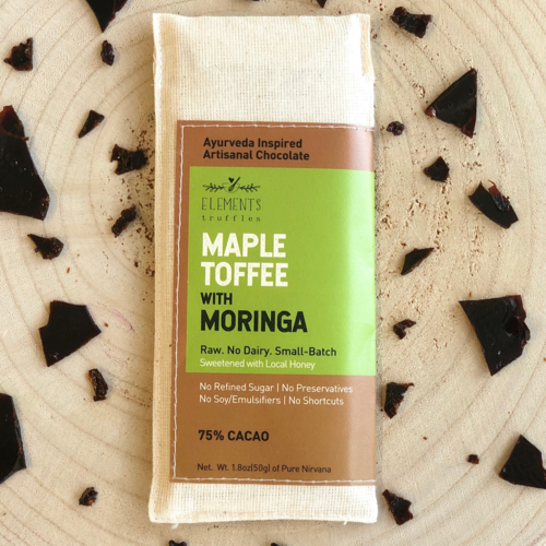 Maple Toffee with Moringa Chocolate Bar - Pack of 3