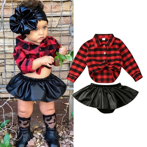 Fashion Infant Baby Girl Christmas Clothes Sets