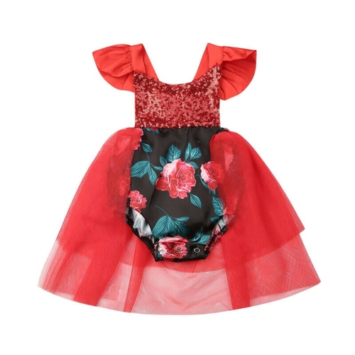 Pudcoco Baby Girl kids Toddler Party Tutu Dress