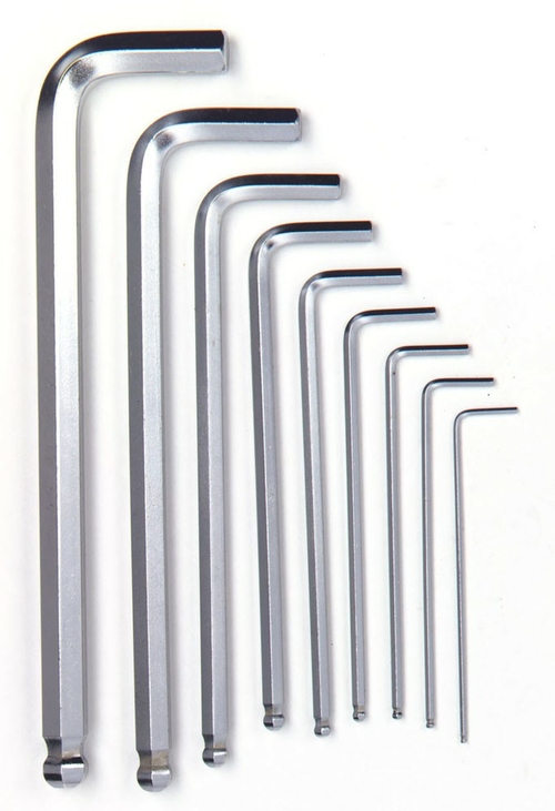 Powerbuilt 9 pc Metric Ball End Hex Key Wrench Set - 640082