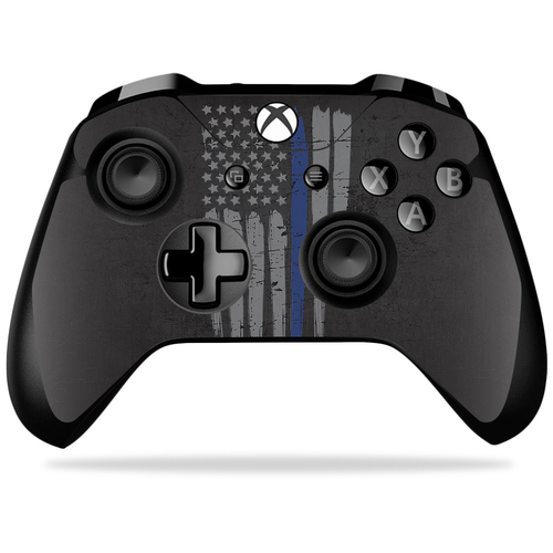MightySkins MIXBONXCO-Thin Blue Line Skin Decal Wrap for Microsoft Xbo