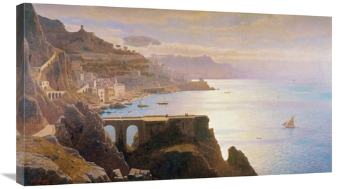 Global Gallery GCS-282166-36-142 36 in. Amalfi Coast S.L.L. Art Print 