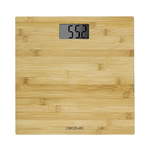 Digital Bathroom Scales Cecotec Cecotec Brown Wood 180 kg