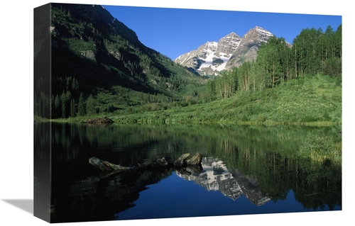 Global Gallery GCS-451993-1216-142 12 x 16 in. Maroon Bells At Maroon 