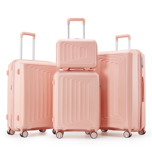 Luggage 4 Piece Sets(14/20/24/28), Hard Shell Lightweight TSA Lock