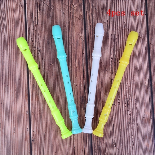 4Pcs/lot Cartoon Flute Gel Pens For Girls Office