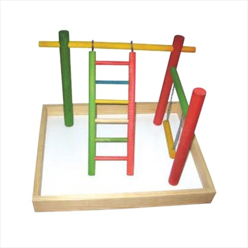 A&E Cage HB46411 Wood Tabletop Play Station - 20 X 15 X 14 In.