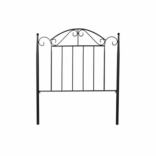Headboard DKD Home Decor Black Wood Ironwork 99 x 3 x 119 cm