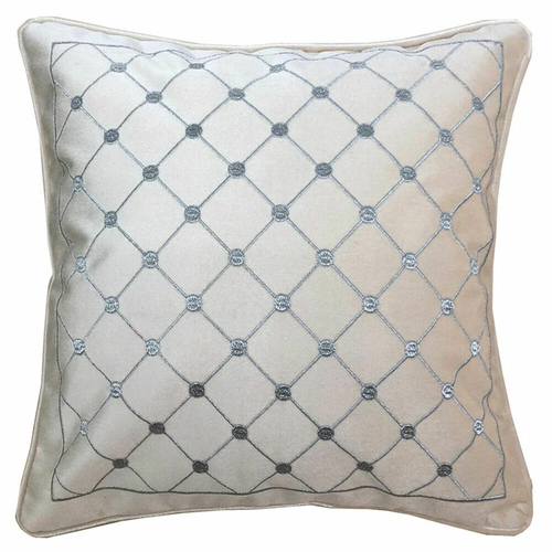 Cushion DKD Home Decor 8424001850327 Grey 45 x 10 x 45 cm White