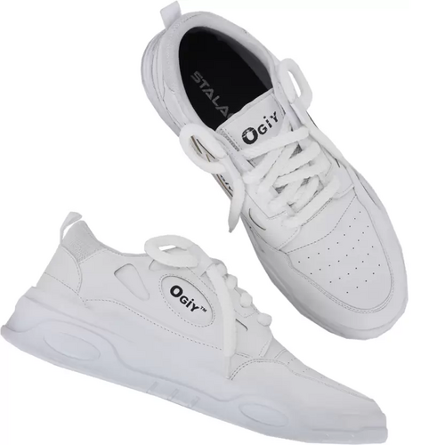 shoes high premium quality Sneakers For Men  (White) (Size 9)