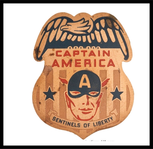 3 Inch Cloth Patch Captain Amer 1941