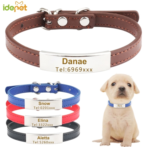 Personalized Dog Cat Collar Free Engraving Name