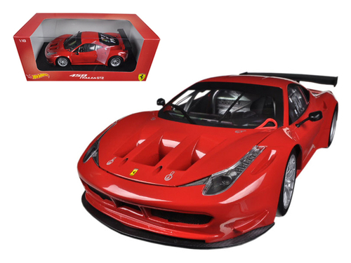 Ferrari 458 Italia GT2 Rosso Corsa Red 1/18 Diecast Car Model by