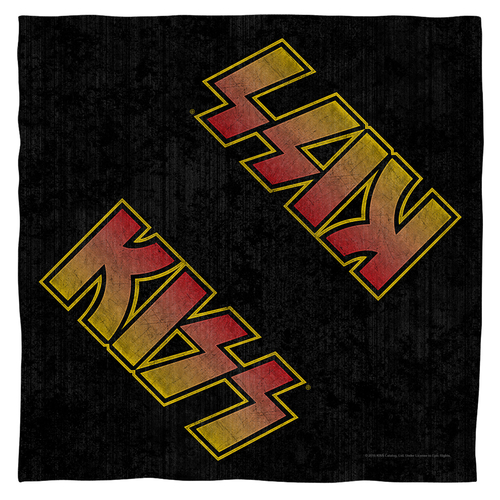 Trevco KISS117-BND1-22x22 22 x 22 in. Kiss & Classic Logo Polyster Ban