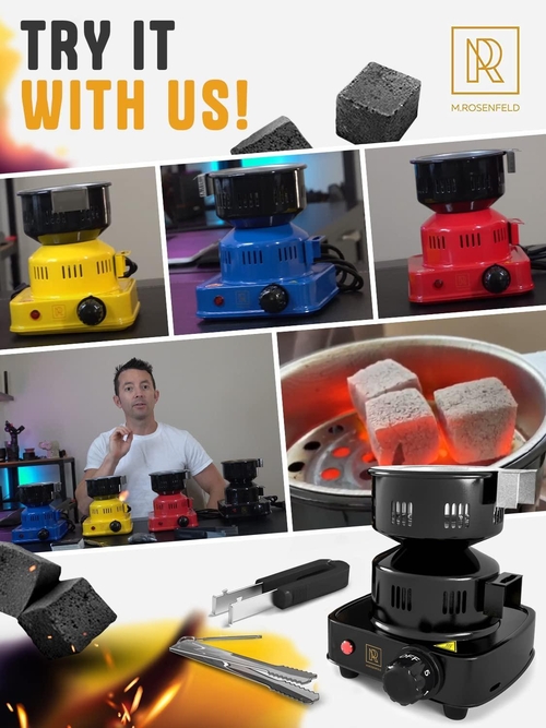 Blue Multipurpose Electric Charcoal Starter Electric Charcoal Burner