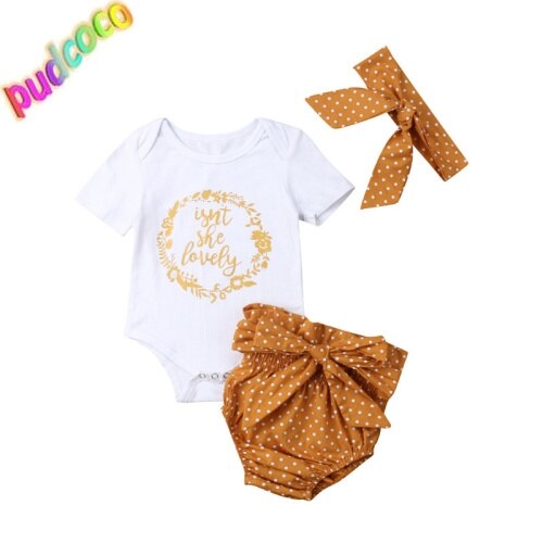 Newborn Infant Baby Girl Outfits Clothes