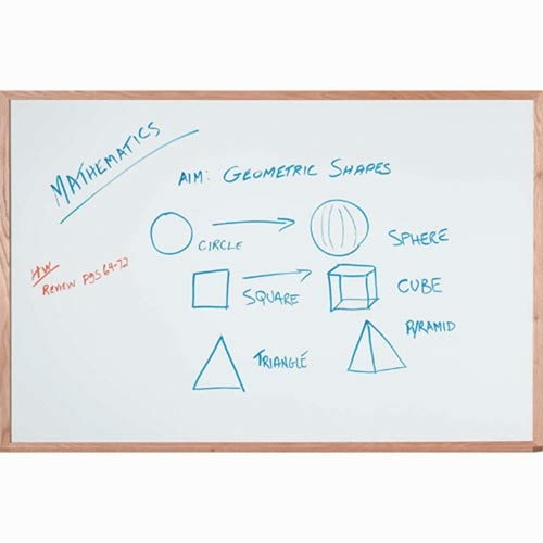 Aarco Products WOC1218NT Display Style White Marker Board
