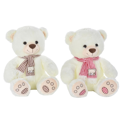 Teddy Bear DKD Home Decor Red White Burgundy Children's 20 x 20 x 50